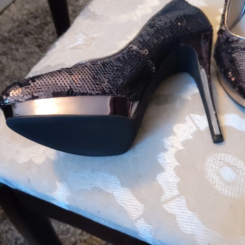 Micheal kors high heels sequin stunning size 8 - Picture 3 of 5